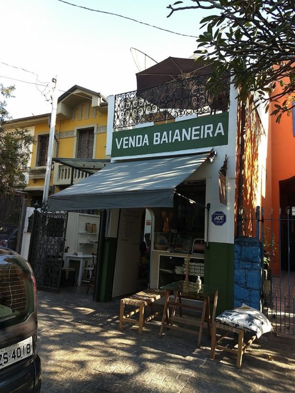 Frente do restaurante baiano, A Baianeira, na Barra Funda em SP